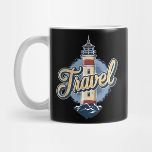 Lighthouse at Sunset Mug